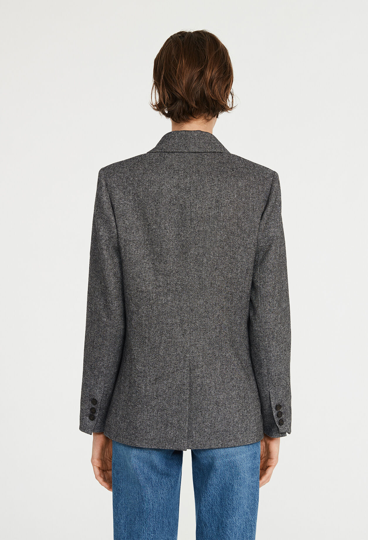 Chaqueta de traje a rayas