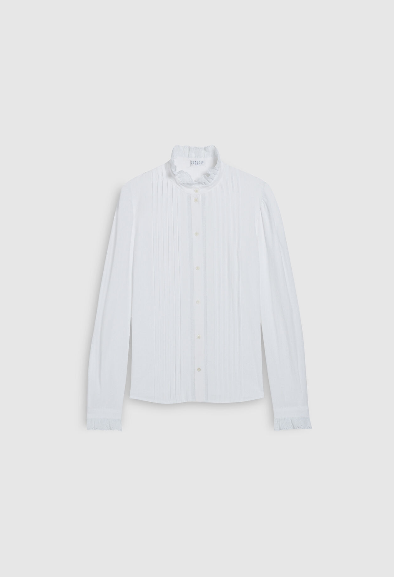 Blusa blanca de algodón
