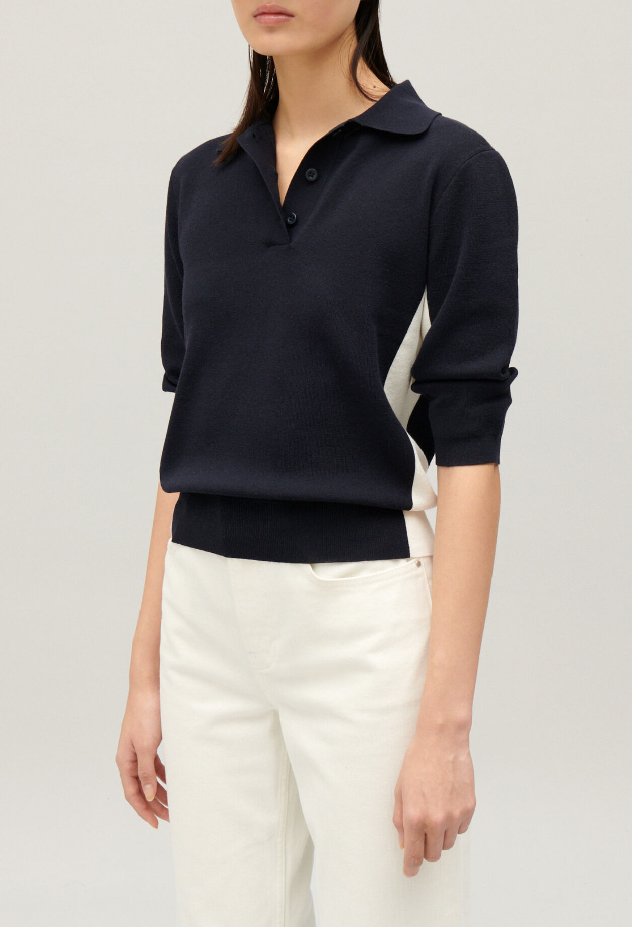 Jersey polo bicolor