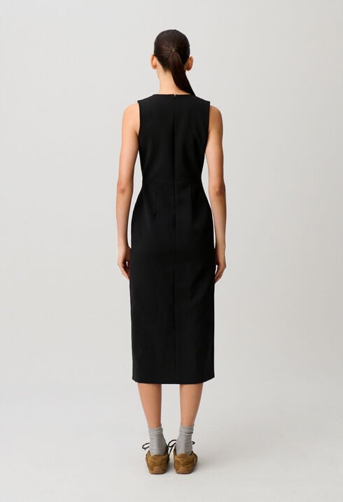 Vestido largo negro
