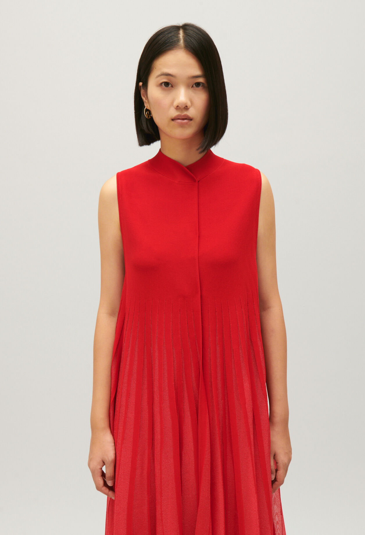 Vestido largo de punto