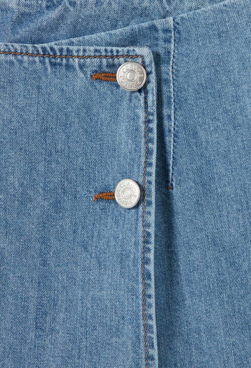 Falda pantal&oacute;n denim