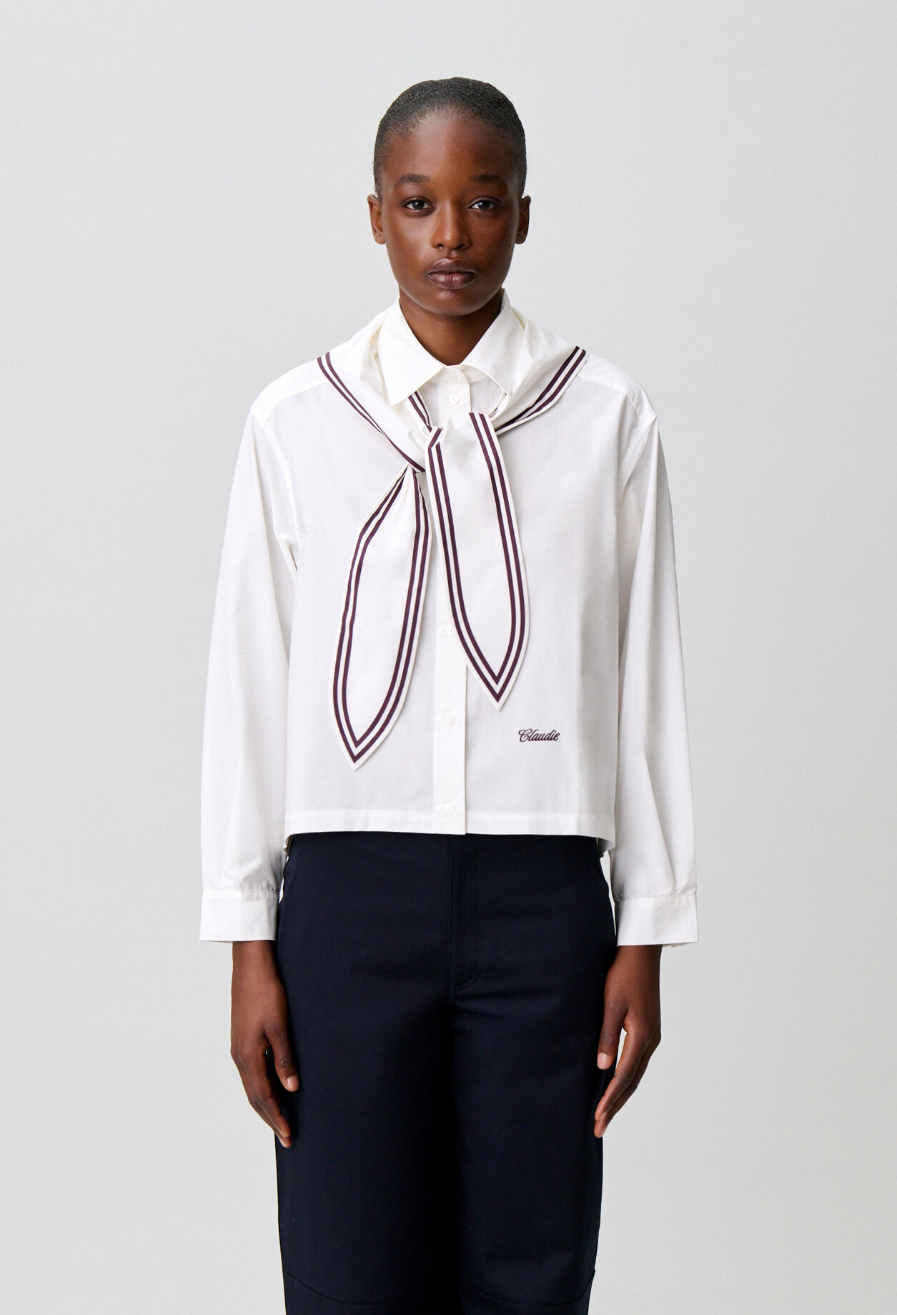 Camisa de popel&iacute;n de algod&oacute;n