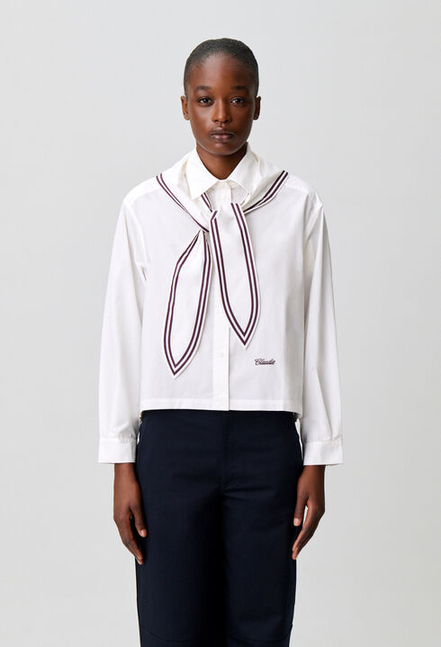 Camisa de popel&iacute;n de algod&oacute;n