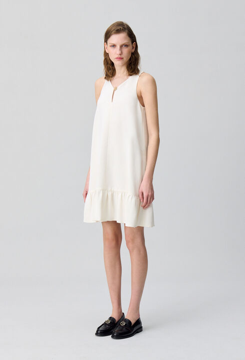 Vestido corto sin mangas