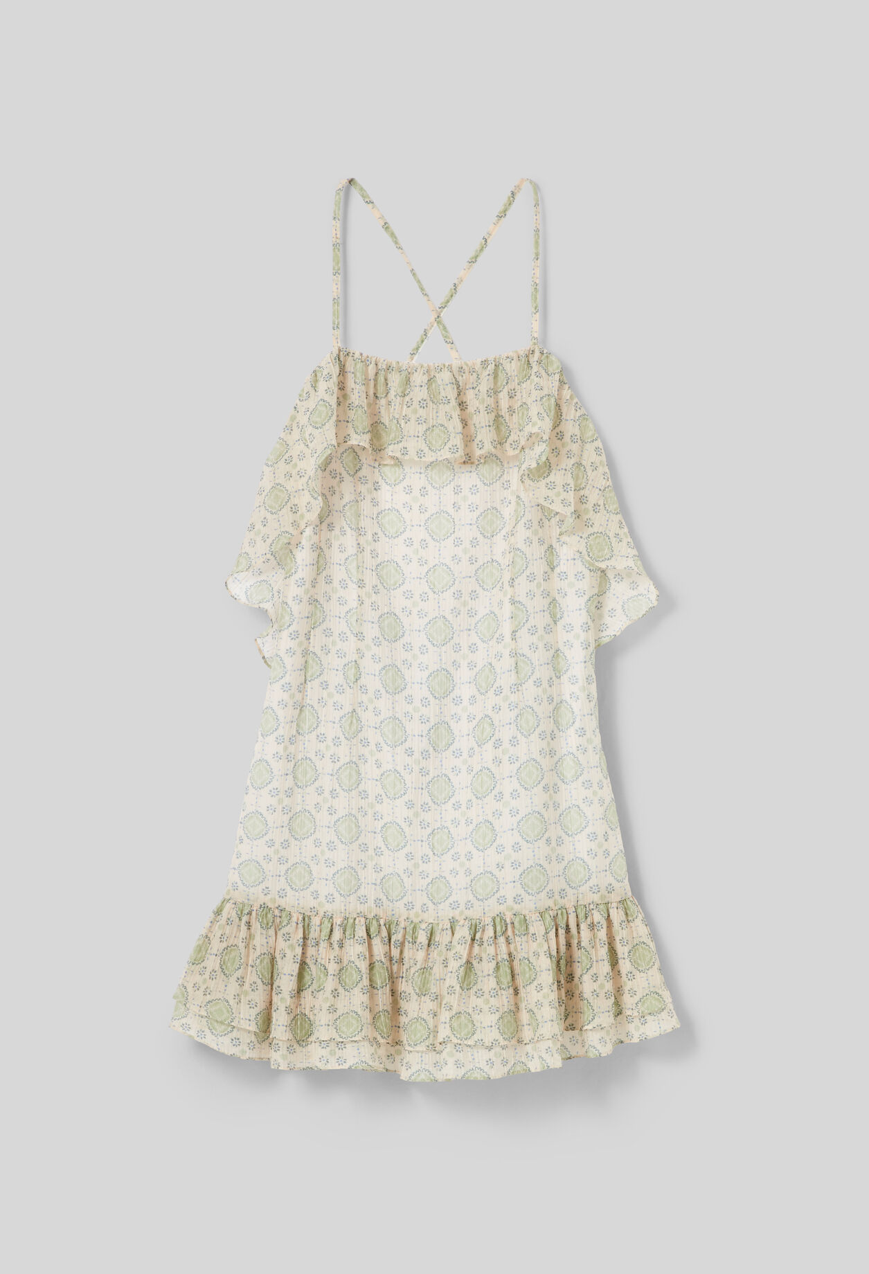 Vestido corto estampado