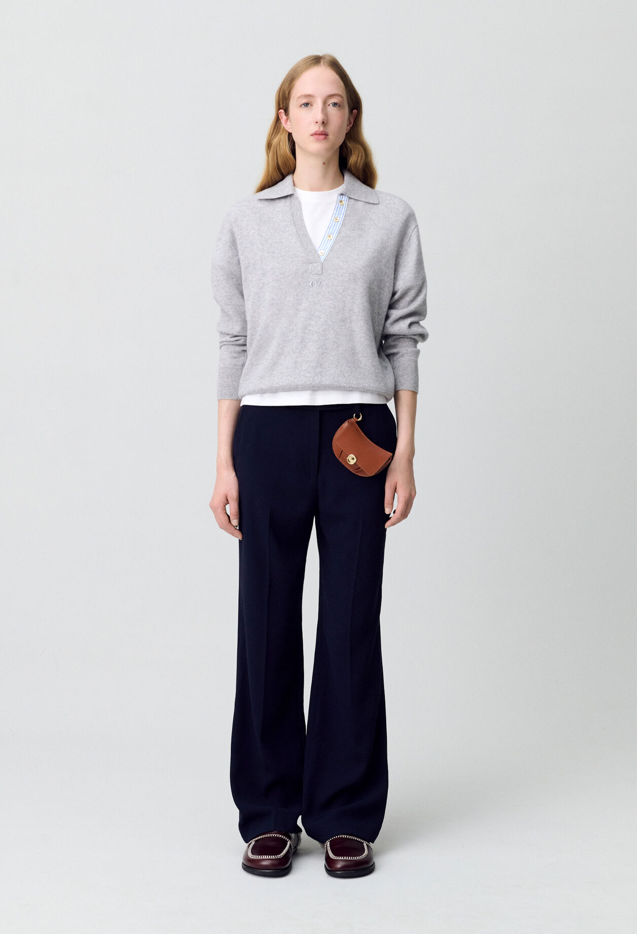 Pantalón de traje recto