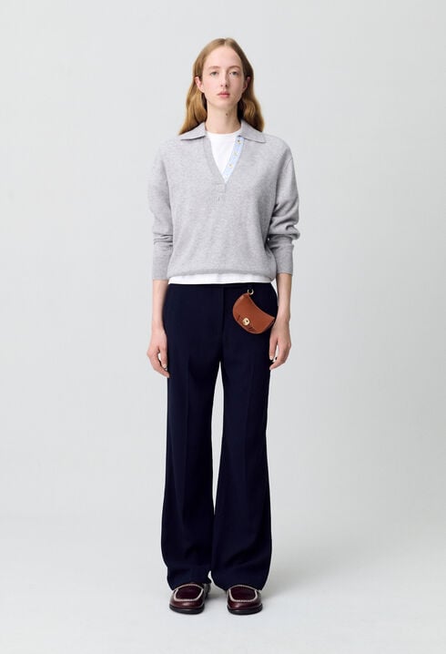 Pantalón de traje recto