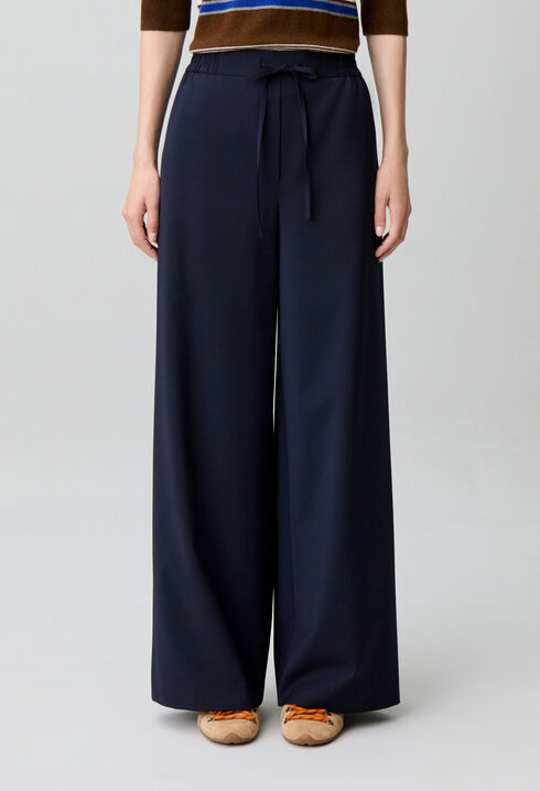 Pantal&oacute;n ancho color crudo