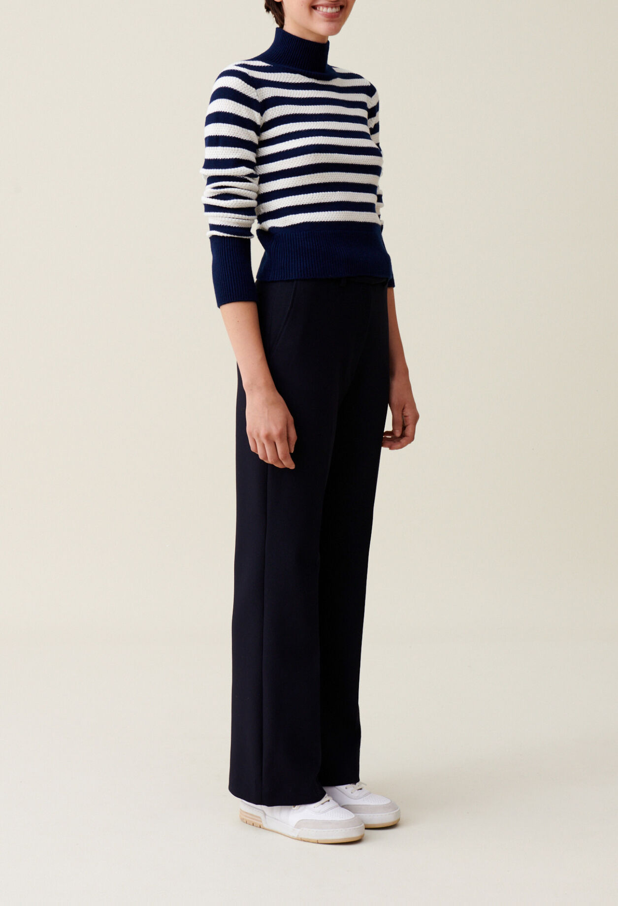 Jersey marinero cuello alto