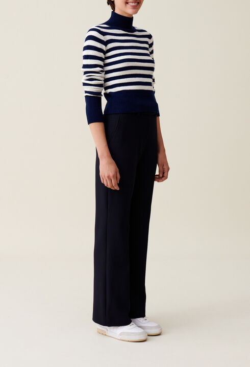 Jersey marinero cuello alto