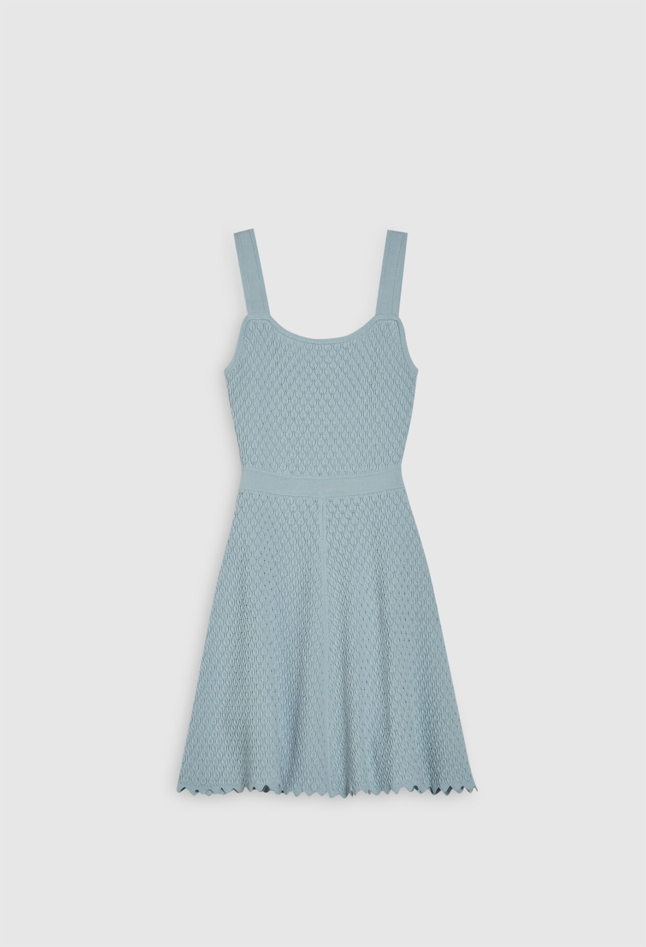 Vestido corto acampanado
