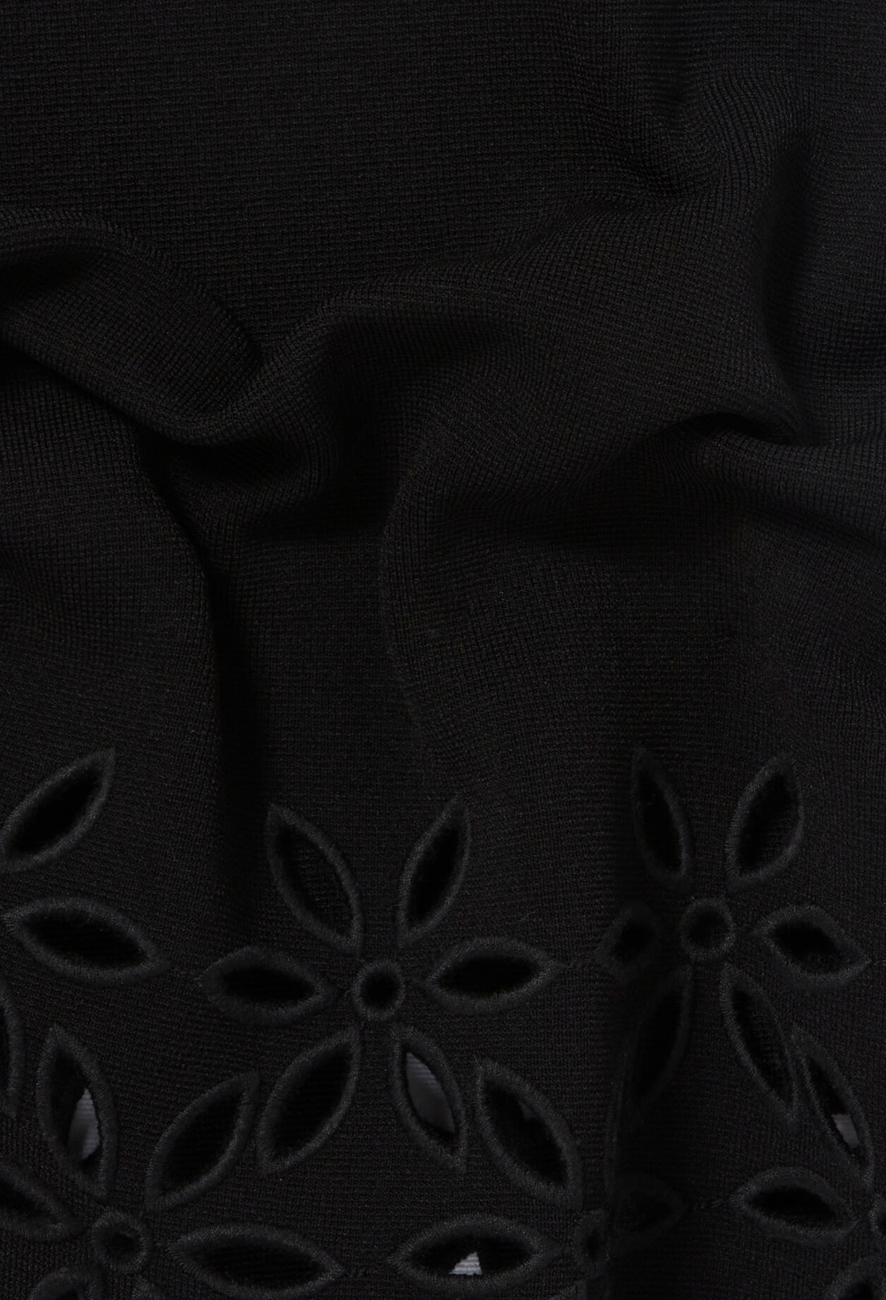 Vestido corto de punto fino