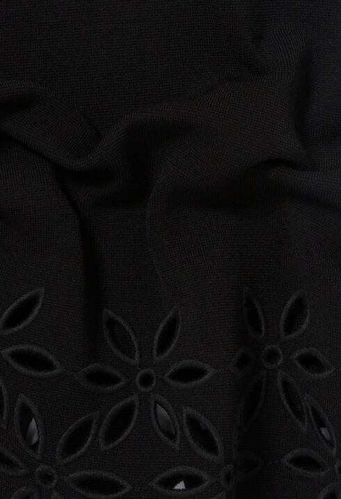 Vestido corto de punto fino