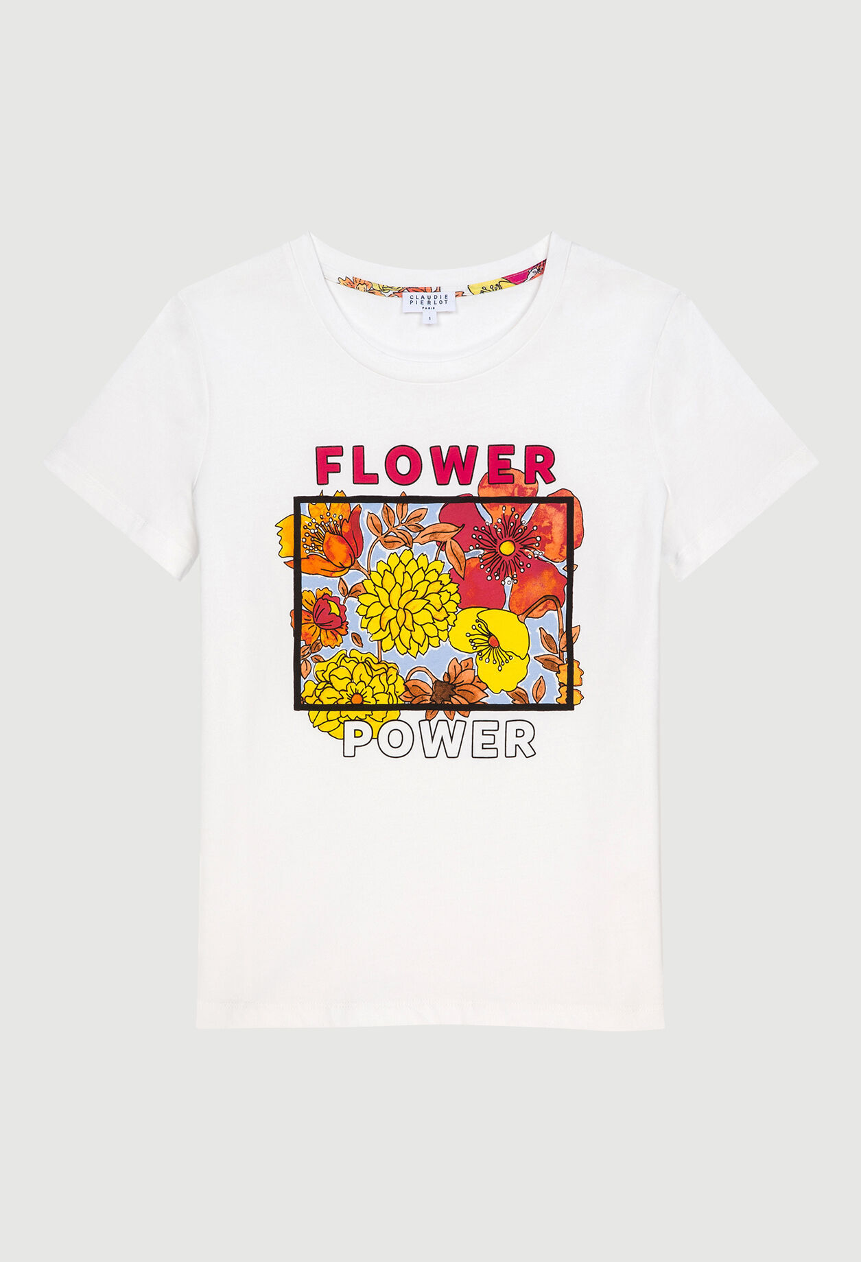 Camiseta de flores