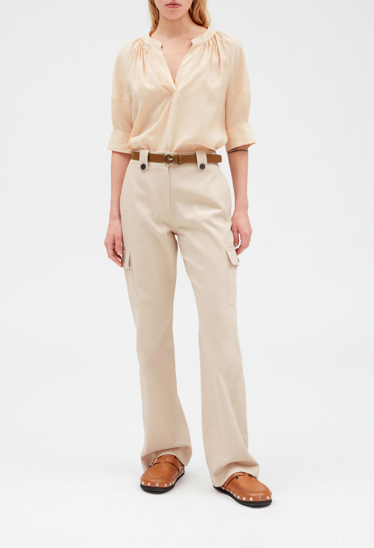 Blusa de manga corta