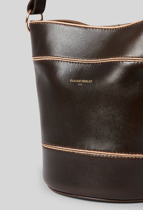 Bolso bombonera Solveig de cuero