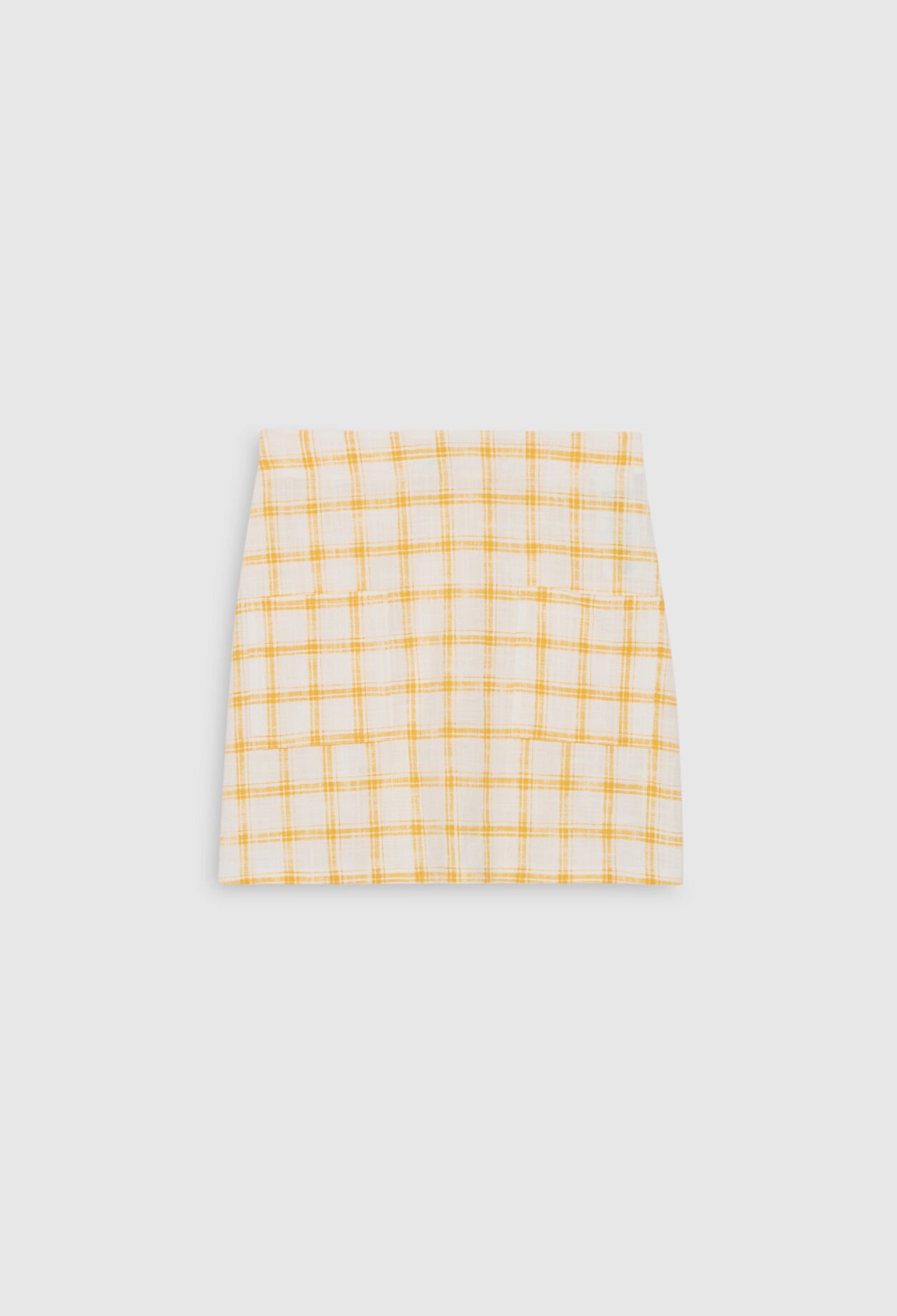 Falda corta de cuadros