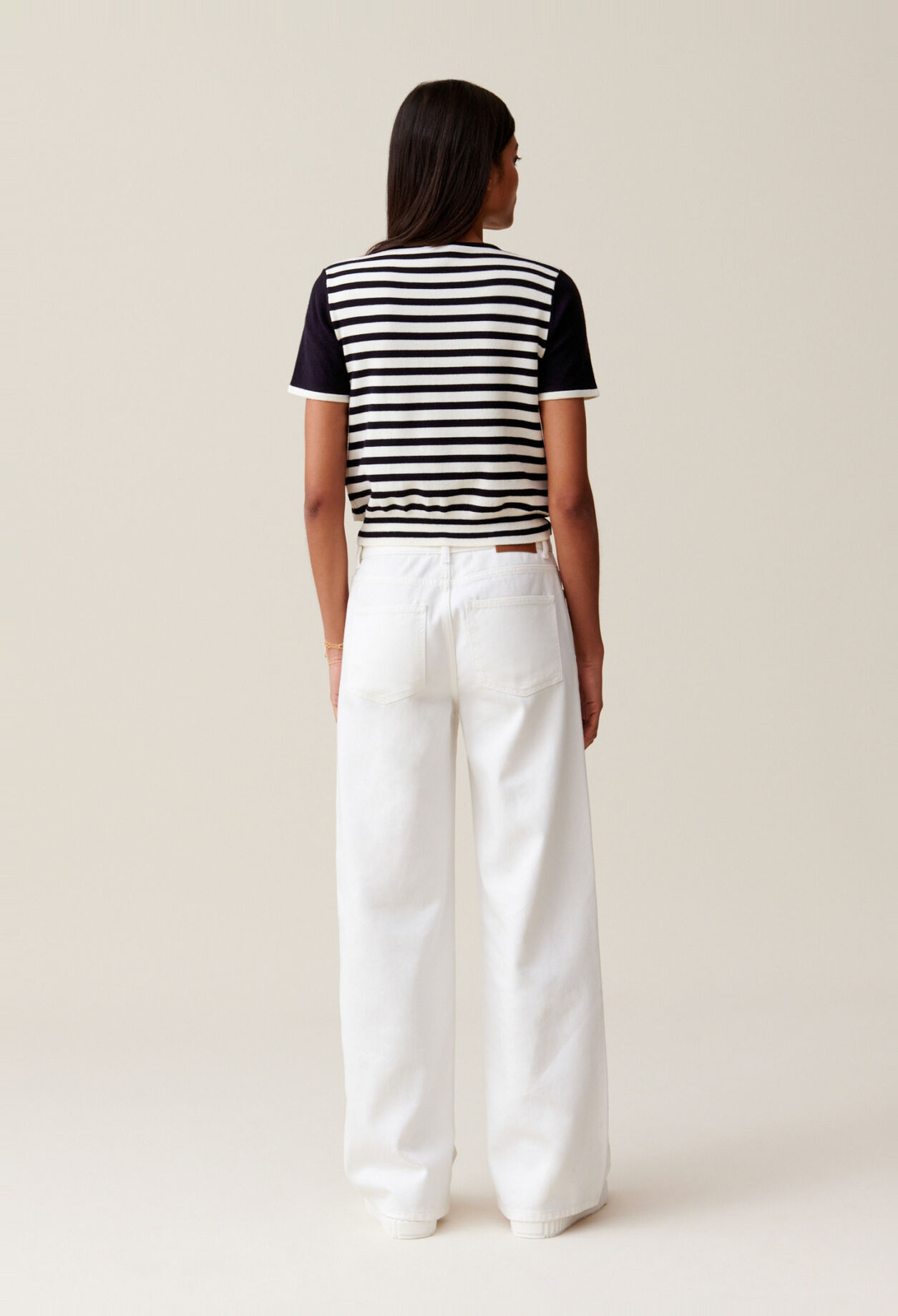 Jersey corto estilo marinero