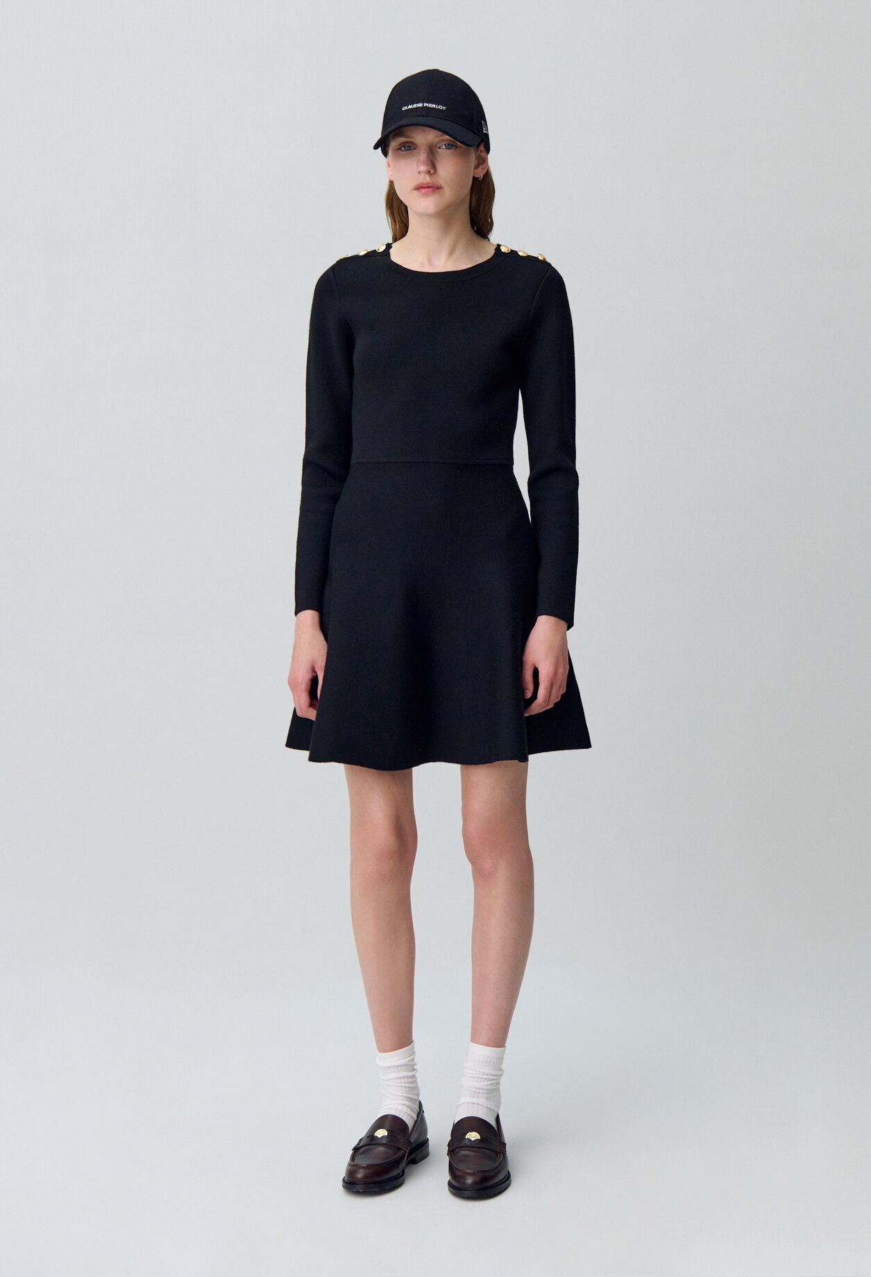 Vestido de punto estilo skater