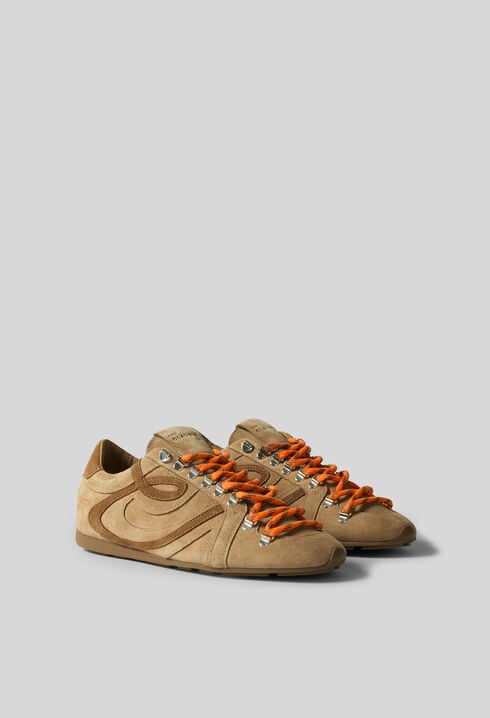 Zapatillas Swing de ante color arena