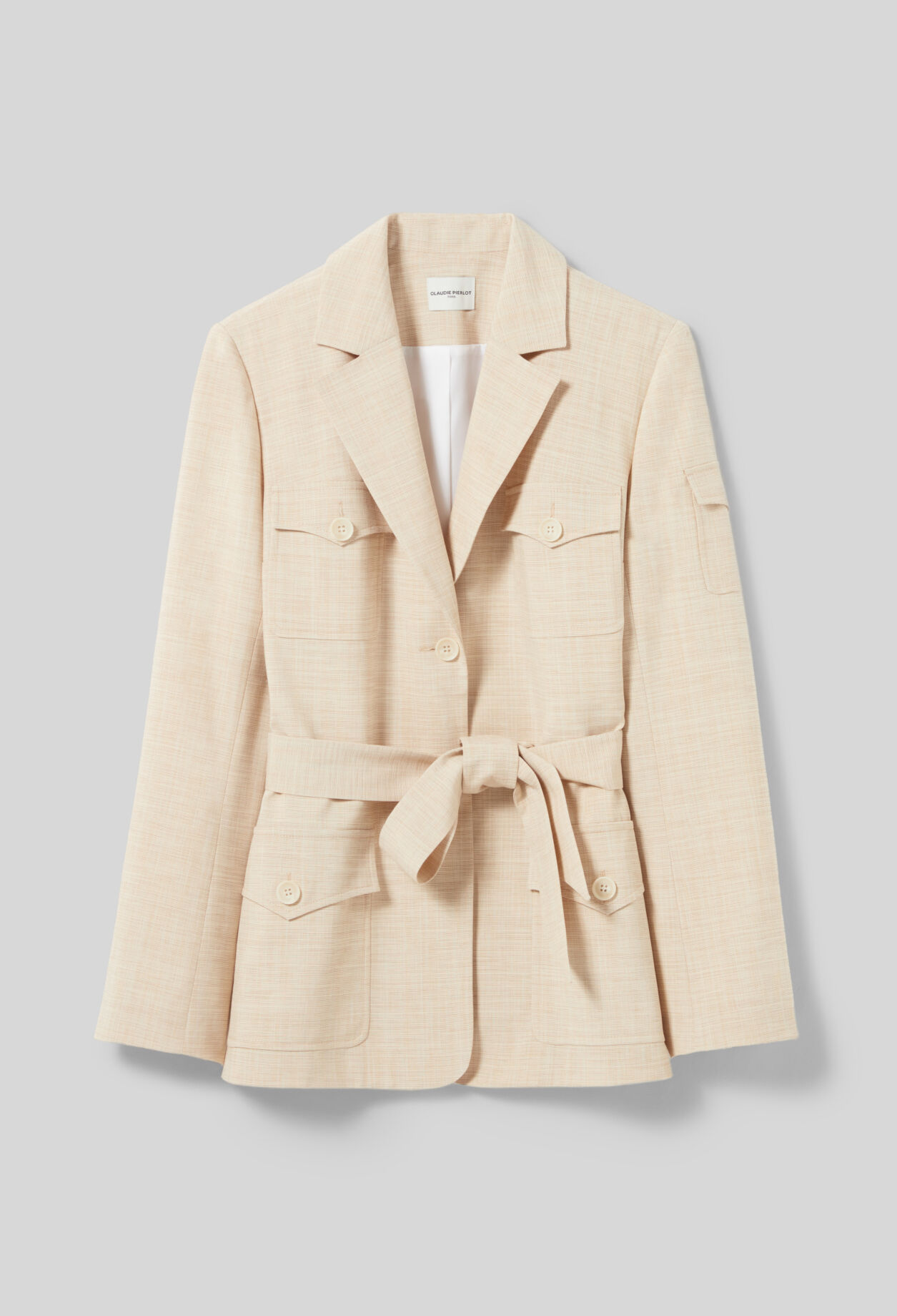 Chaqueta sahariana con cinturón