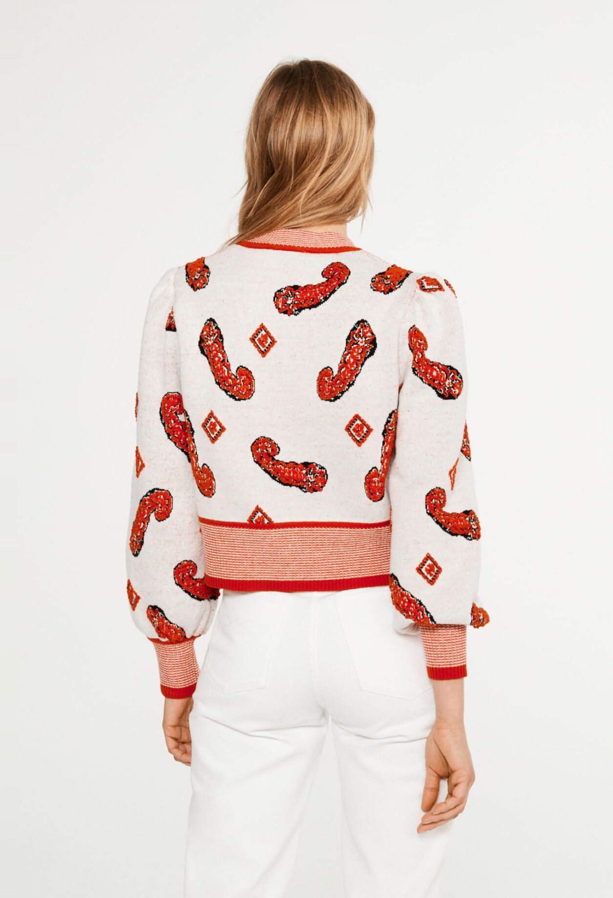 Jersey con estampado de cachemira