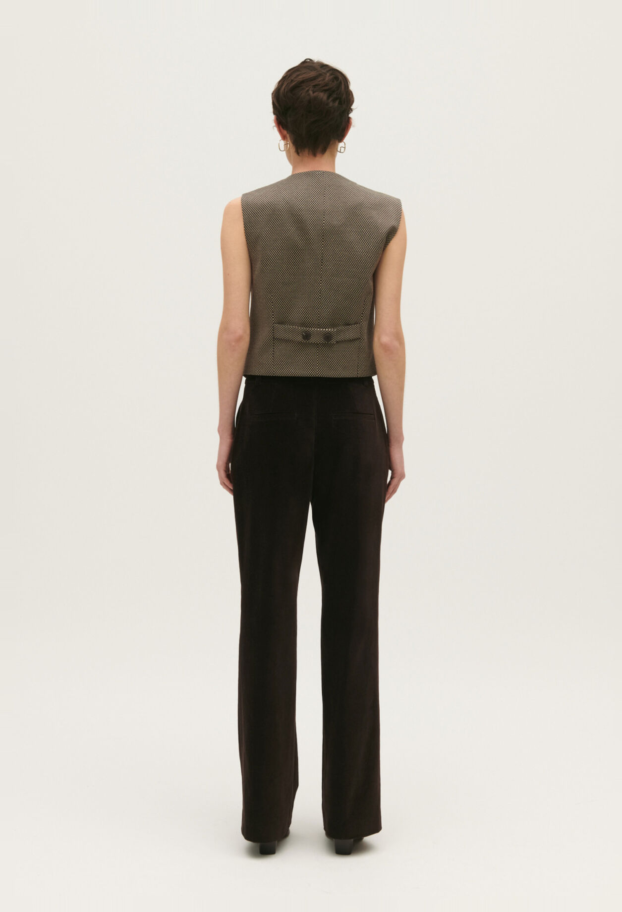 Pantalón de traje de terciopelo