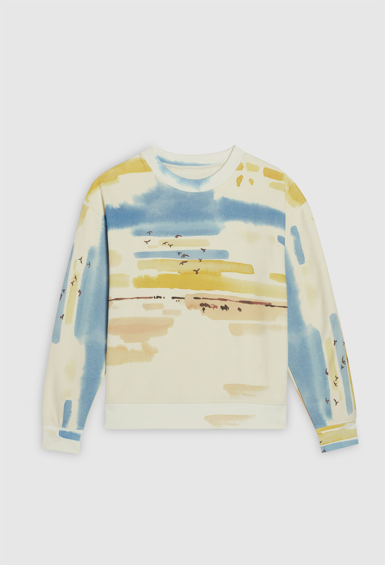 Sudadera estampada de algodón orgánico