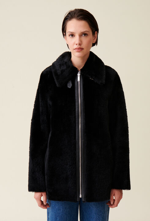 Abrigo con cremallera