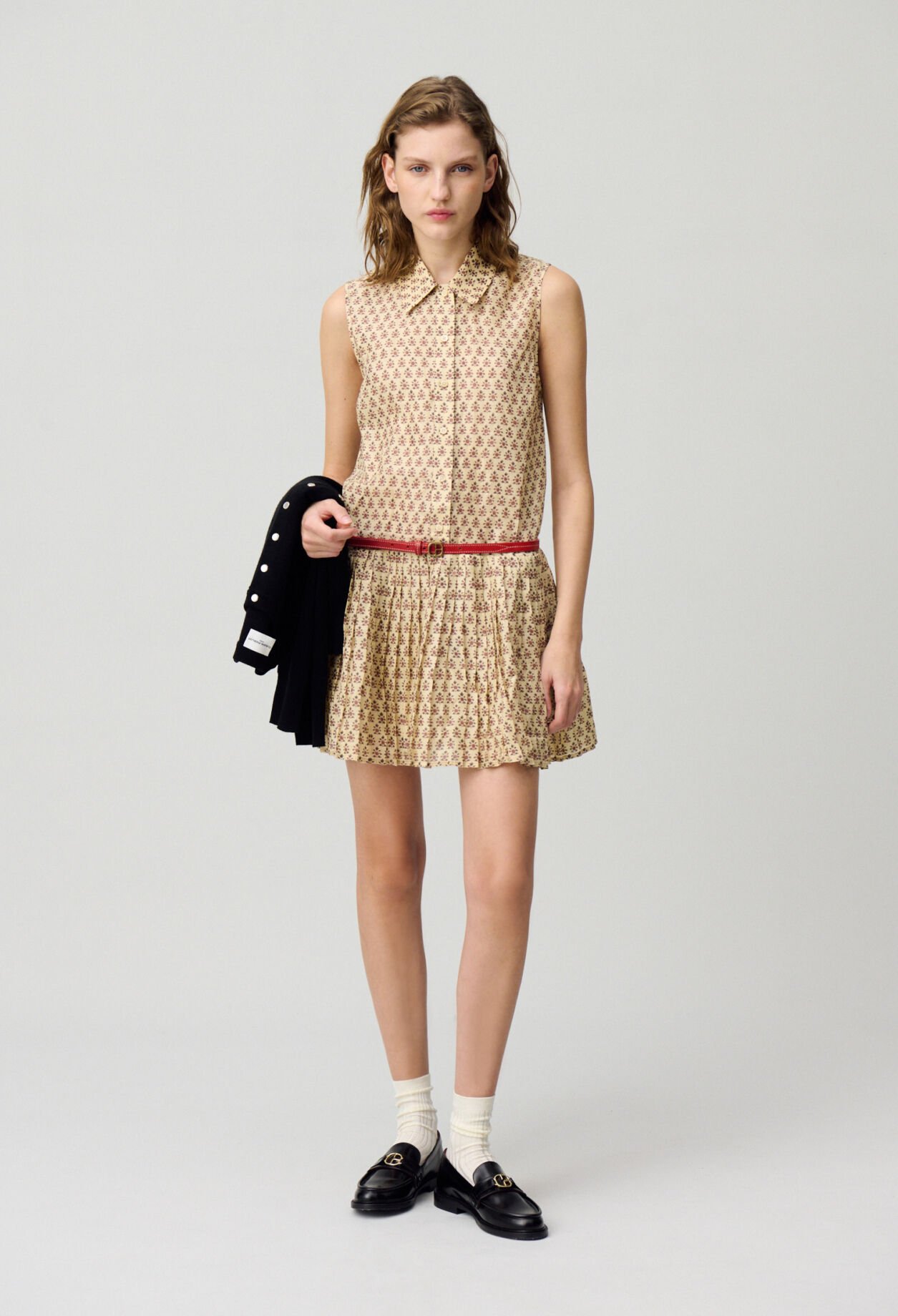 Vestido corto estampado
