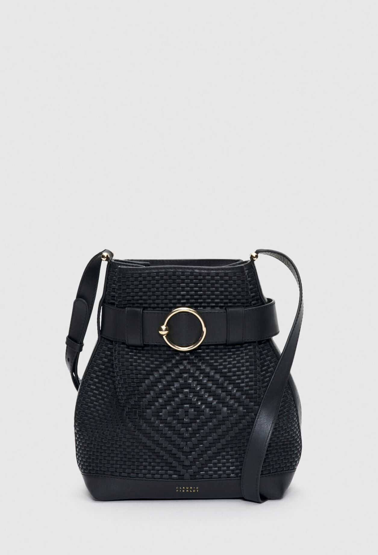 Bolso bombonera de cuero