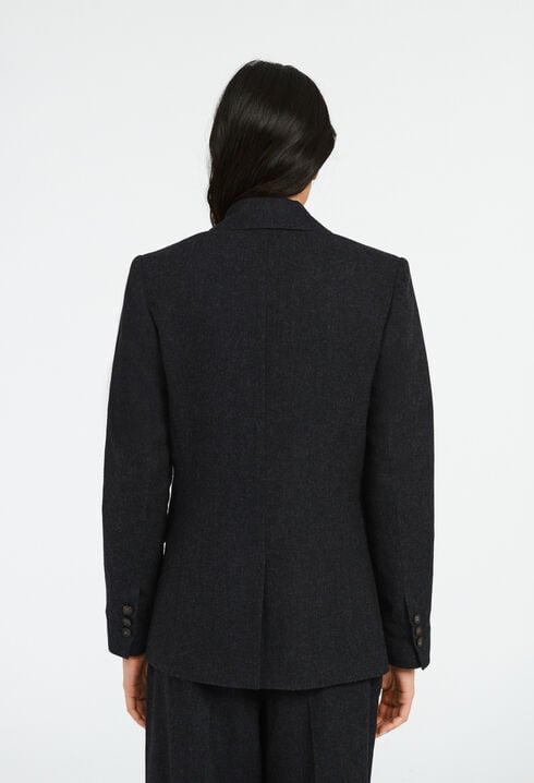 Chaqueta con doble abotonado