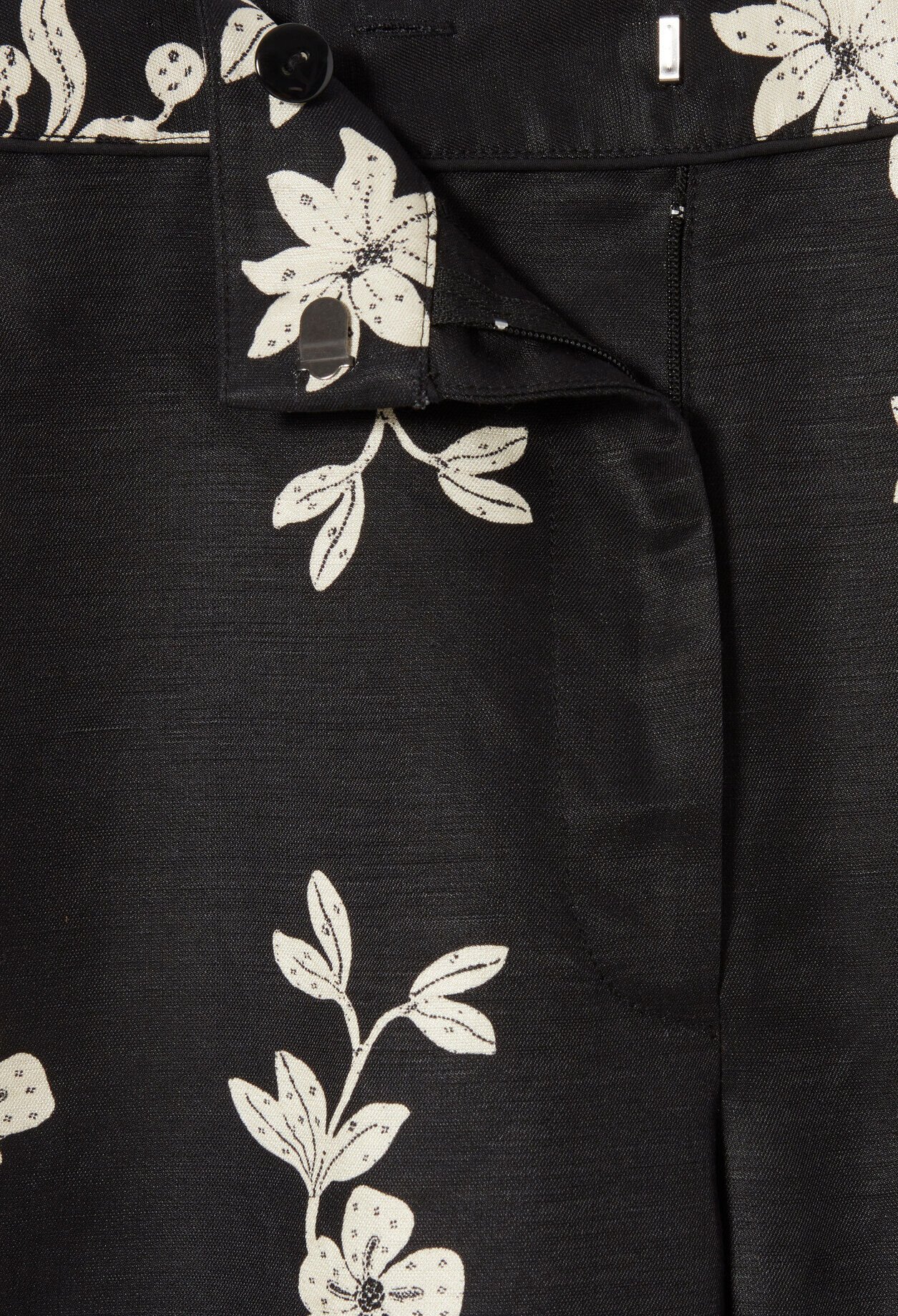 Pantal&oacute;n ancho de flores