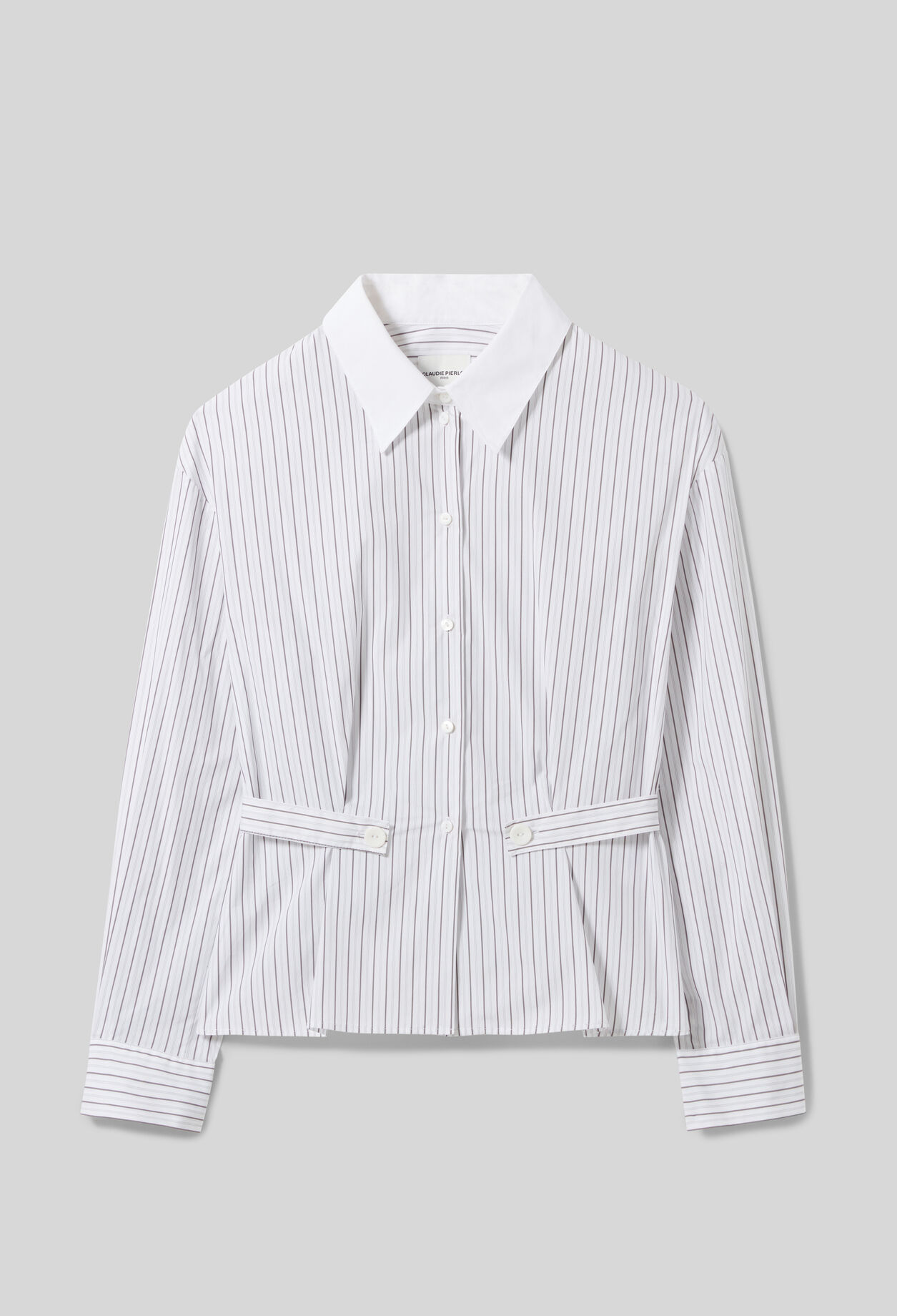 Camisa de popelín de rayas