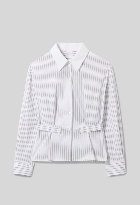 Camisa de popelín de rayas