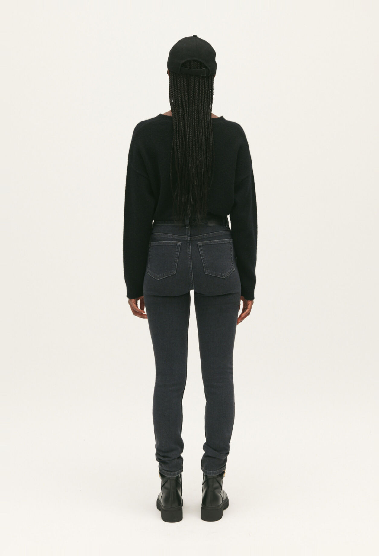 Vaquero skinny gris antracita