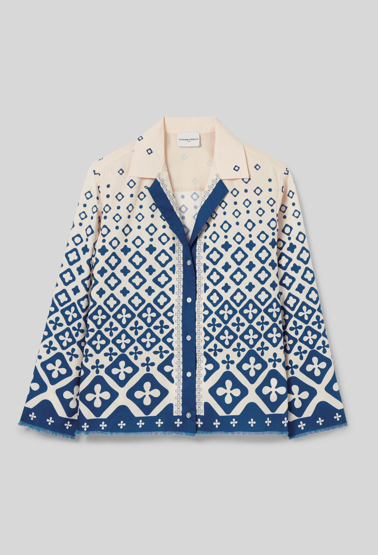 Camisa fluida estampada