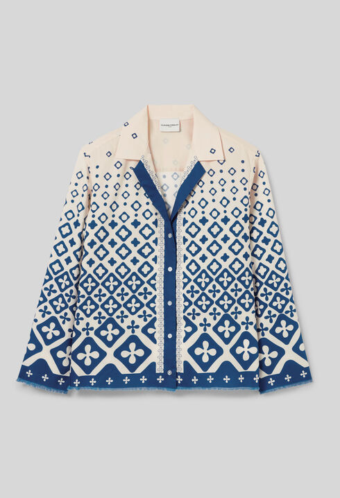 Camisa fluida estampada