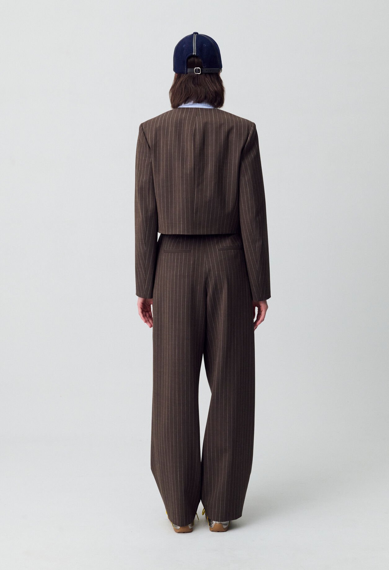 Chaqueta de corte recto y corto