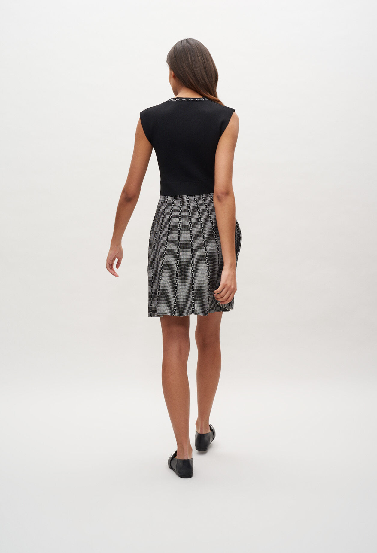 Vestido de punto sin mangas