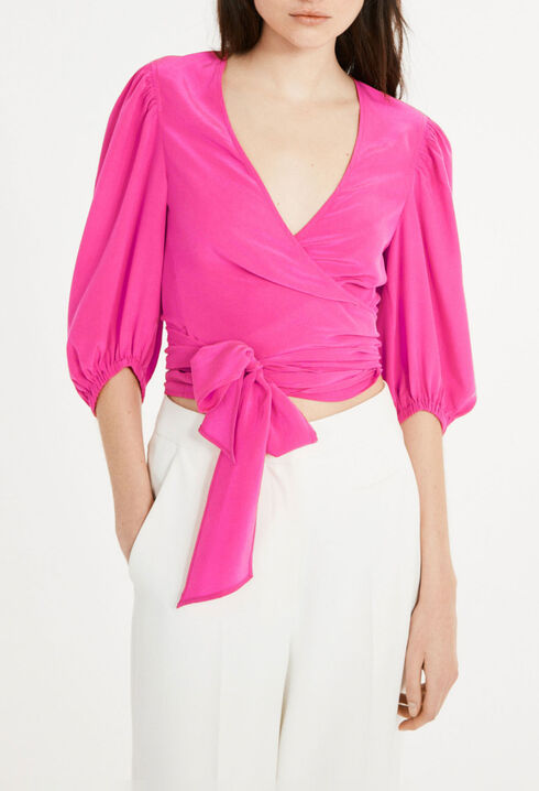 Blusa fucsia