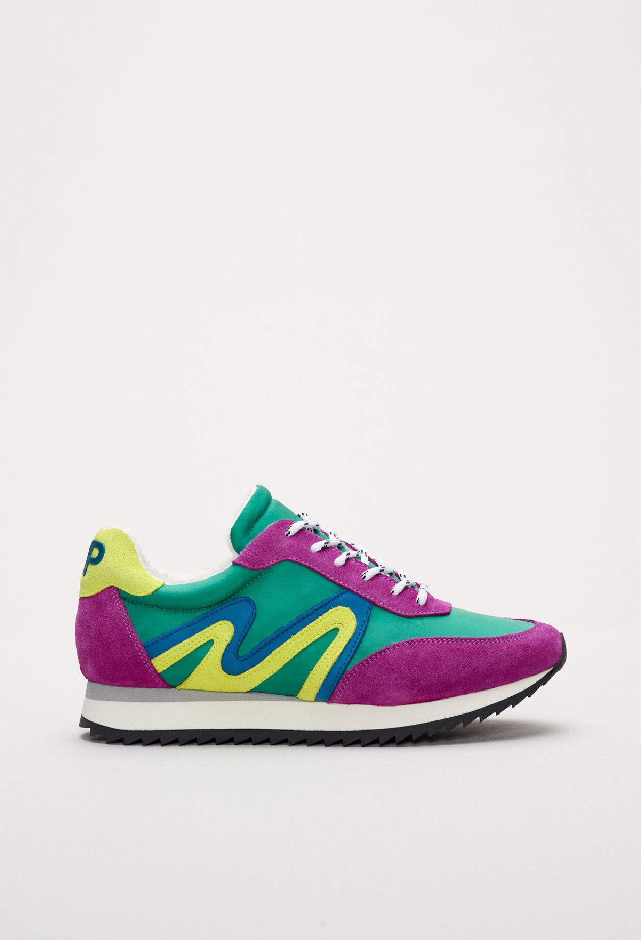Zapatillas de cuero de colores