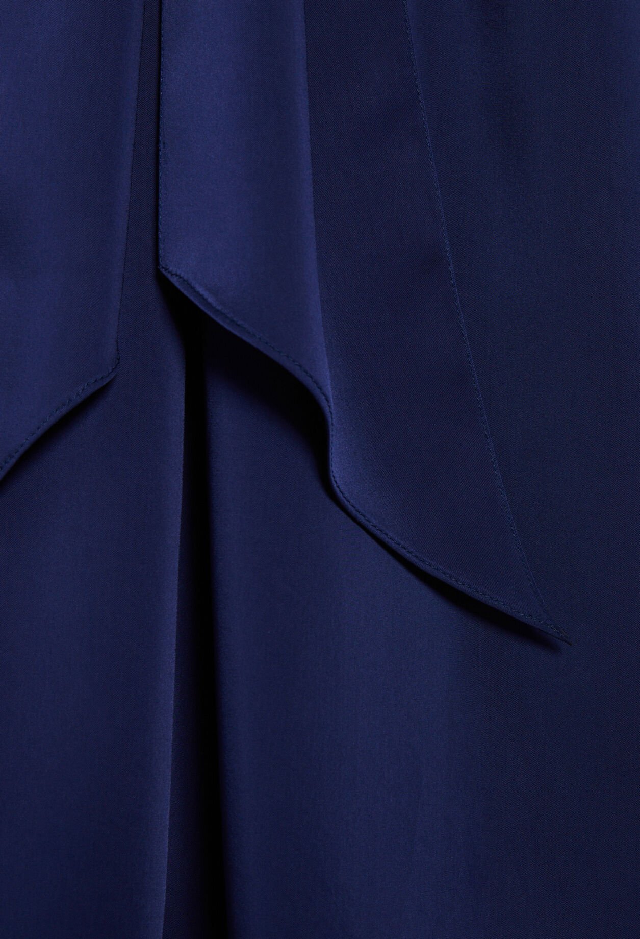 Vestido corto lavalier índigo