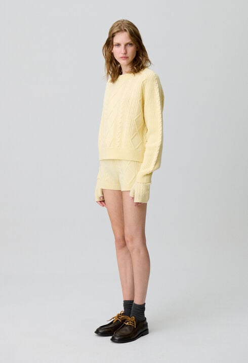Jersey de punto jacquard oversized