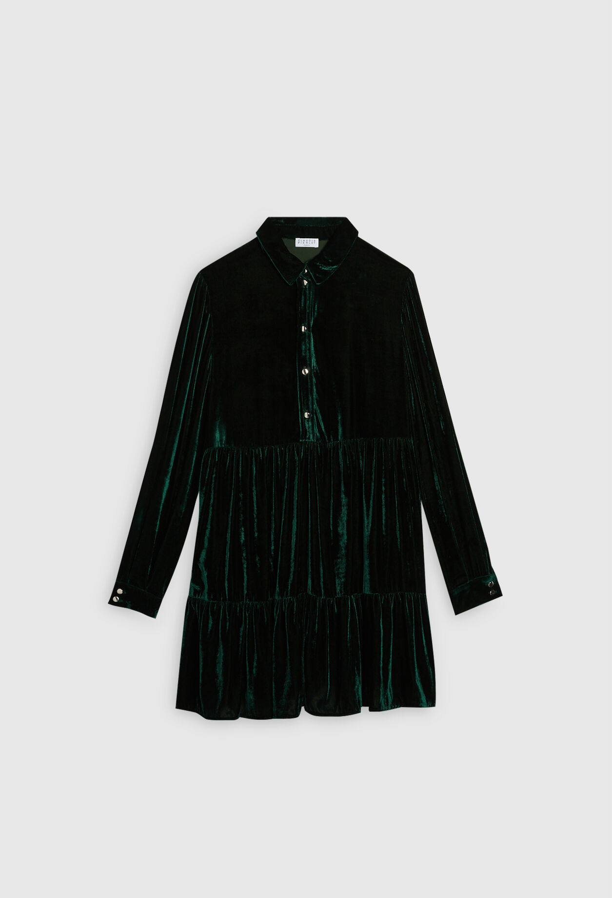 Vestido de terciopelo.