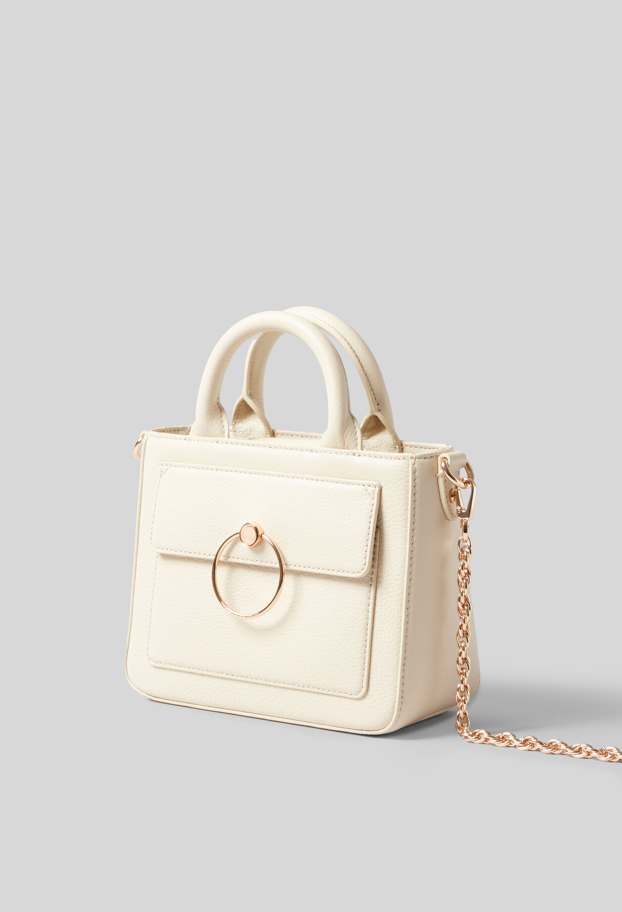 Bolso Anouck piel granulada cadena