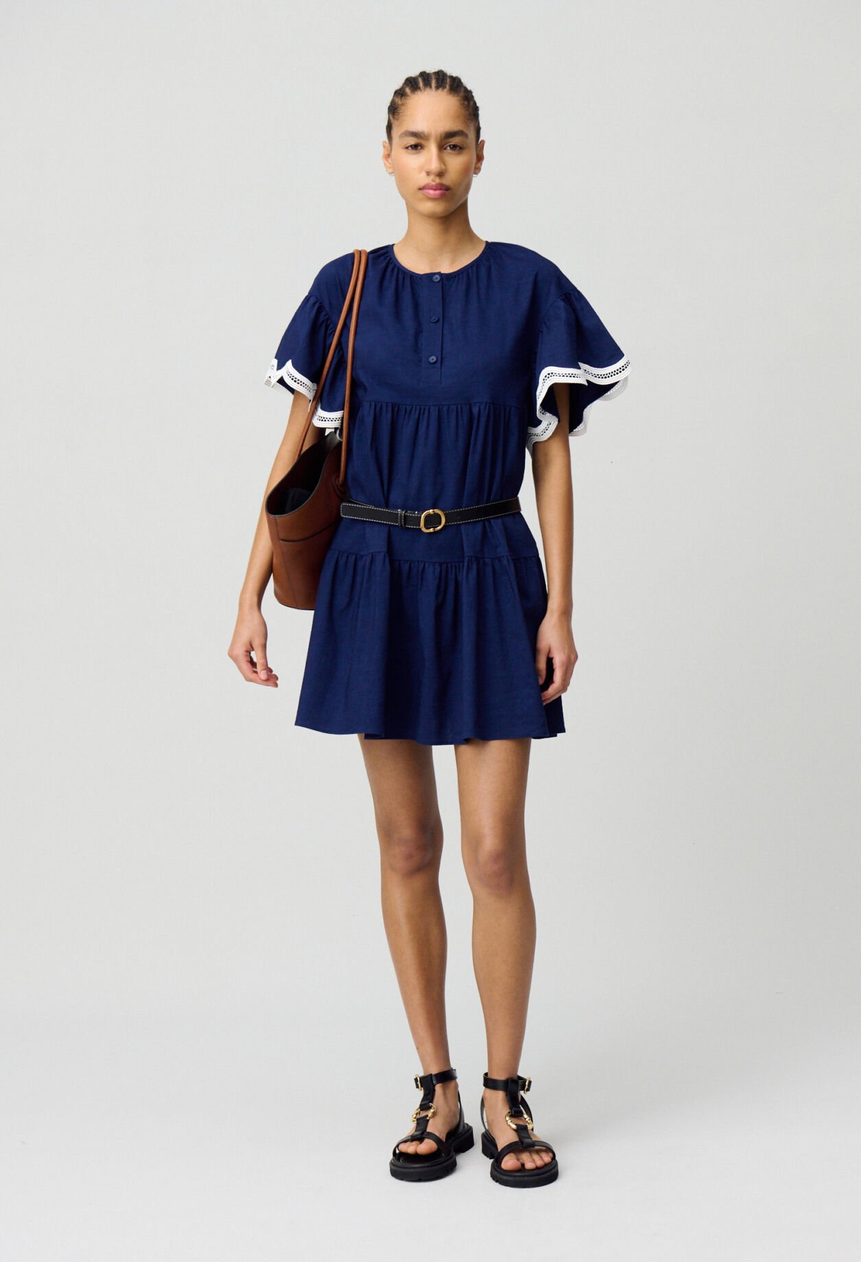 Vestido corto estilo babydoll