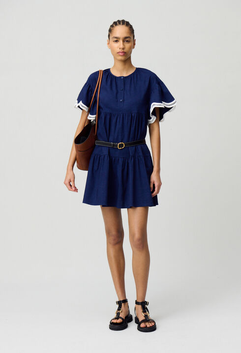 Vestido corto estilo babydoll