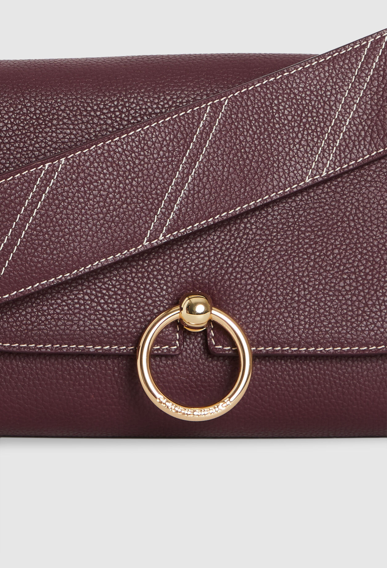 Bolso burdeos hombrocuero